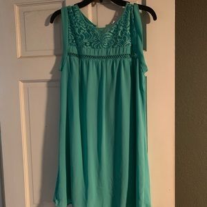 Turquoise dress